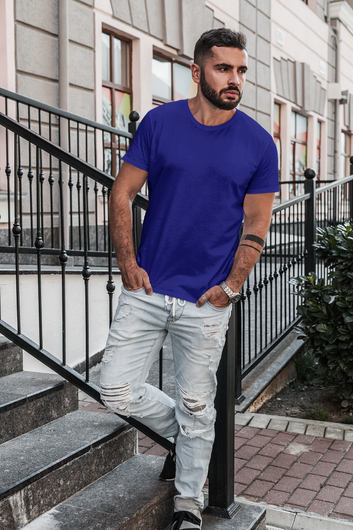 ValoréOutfit Men’s 180 GSM Regular Fit Plain T-Shirt — Lightweight Cotton Essential