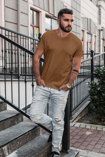 ValoréOutfit Men’s 220 GSM Oversized Plain T-Shirt — Premium Cotton